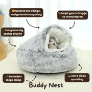 BuddyNest Luxe Slaapnest - Voor Katten & Kleine Honden
