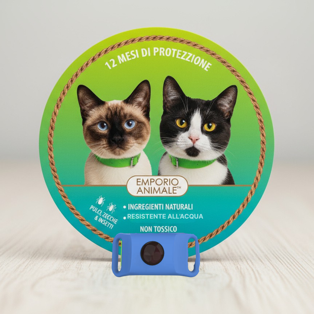 BuddyNest PuroPaws™ – Natuurlijke Anti-Parasiet Halsband voor Katten