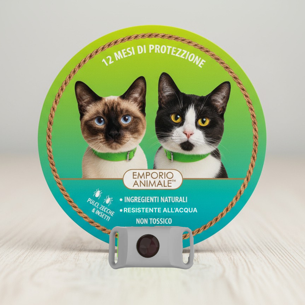 BuddyNest PuroPaws™ – Natuurlijke Anti-Parasiet Halsband voor Katten