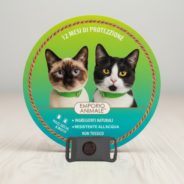 BuddyNest PuroPaws™ – Natuurlijke Anti-Parasiet Halsband voor Katten