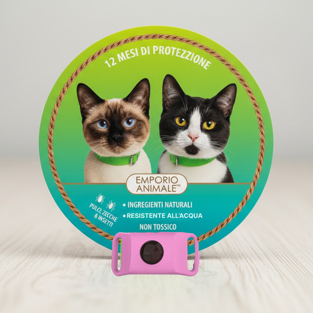 BuddyNest PuroPaws™ – Natuurlijke Anti-Parasiet Halsband voor Katten