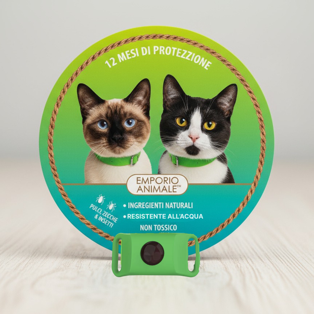 BuddyNest PuroPaws™ – Natuurlijke Anti-Parasiet Halsband voor Katten