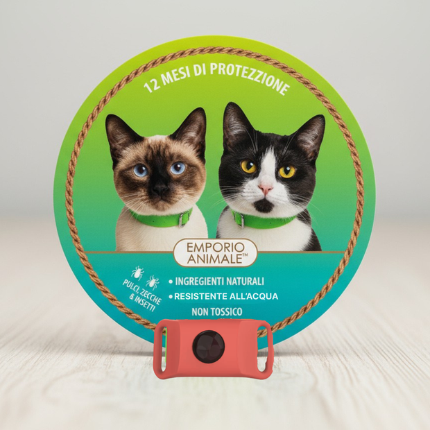 BuddyNest PuroPaws™ – Natuurlijke Anti-Parasiet Halsband voor Katten