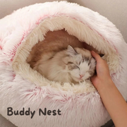 BuddyNest Luxe Slaapnest - Voor Katten & Kleine Honden