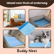 BuddyNest CoolSleep - Zelfkoelende Ligmat voor Huisdieren