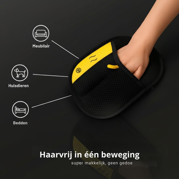 BuddyNest FurEase™ Haarhandschoen
