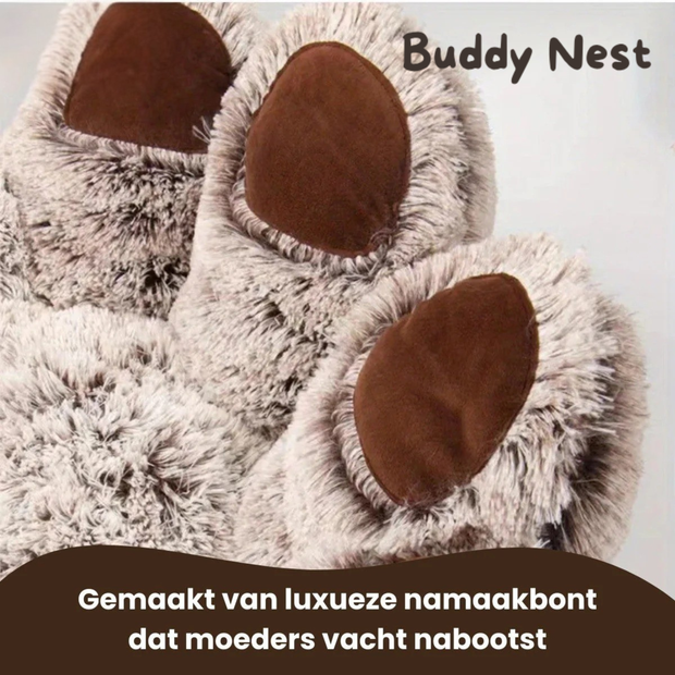 BuddyNest Zachte Pootvormige Slaapmand - Voor Honden & Katten