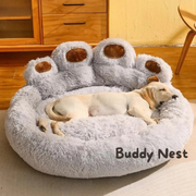 BuddyNest Zachte Pootvormige Slaapmand - Voor Honden & Katten