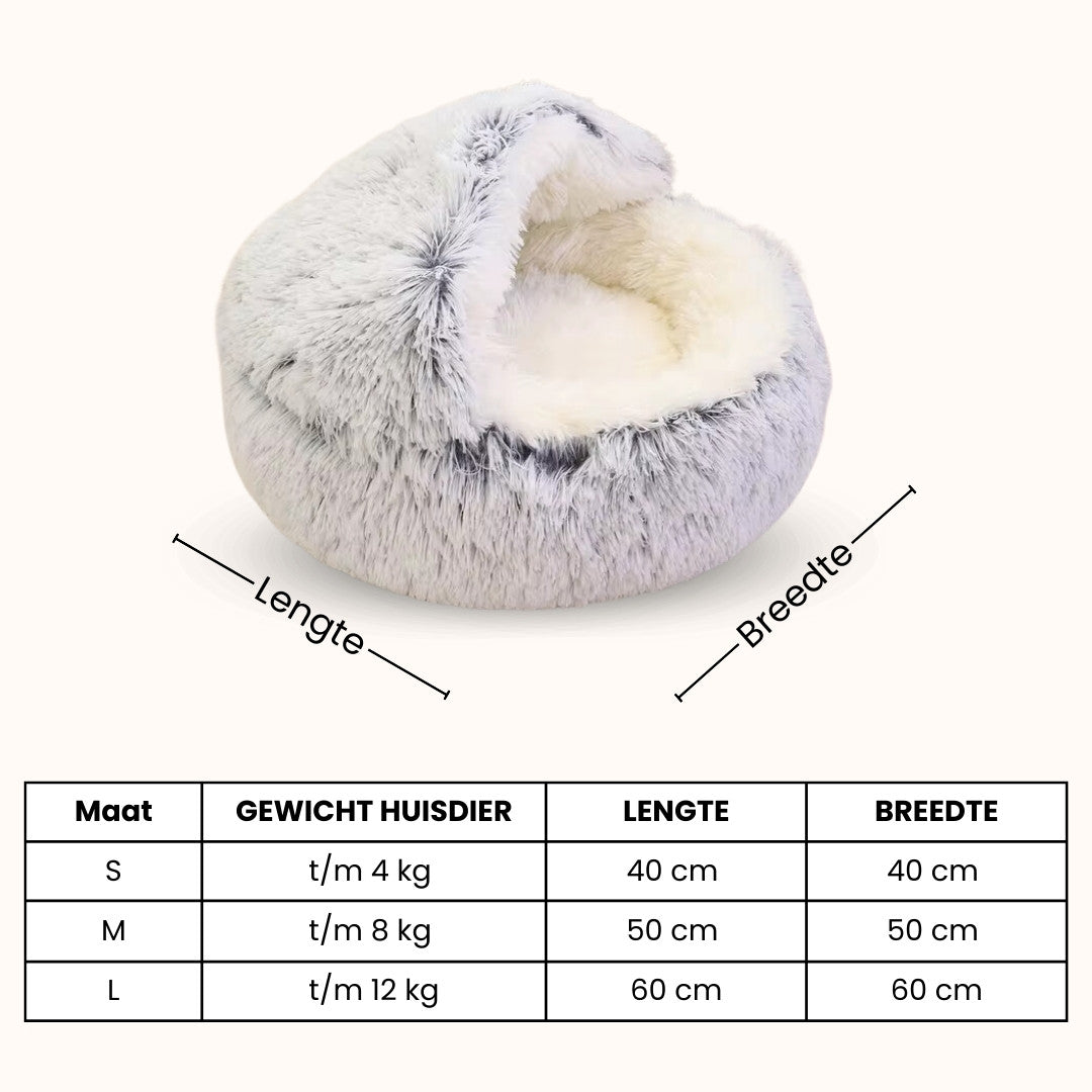 BuddyNest Luxe Slaapnest - Voor Katten & Kleine Honden