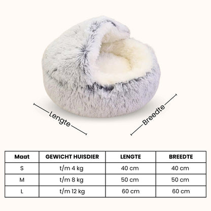 BuddyNest Luxe Slaapnest - Voor Katten & Kleine Honden