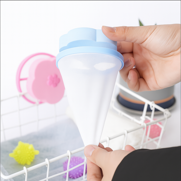 Set van 4 haaropvangcapsules voor de wasmachine