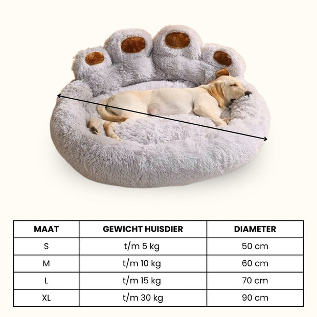 BuddyNest Zachte Pootvormige Slaapmand - Voor Honden & Katten