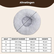 BuddyNest Pluche Cloud Bed - Voor Katten & Kleine Honden